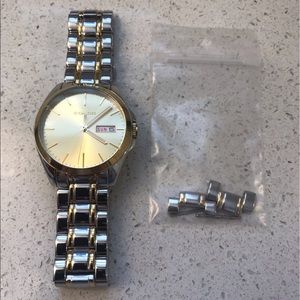 Coach Two Tone Watch, Silver/Gold